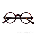 Hombres clásicos mujeres marcos ópticos gafas